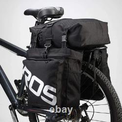 Bicycle Carrier Bag Rear Rack Bike Trunk Bag Luggage Pannier 3 in 1 Cycling Bag