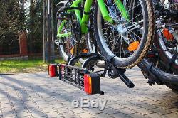 Bicycle Carrier Cycle Bike Rack Atom Platform 4 Towbar mounted with Tilt Funct