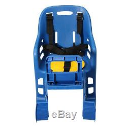 Bicycle Kids Child Back Baby Seat bike Carrier Safty Belt with Handrail 25KG