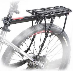 Bicycle Outdoor MTB Mountain Bike Black Rear Pannier Carrier Rack Seat Post Kits