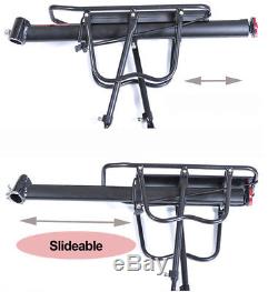 Bicycle Outdoor MTB Mountain Bike Black Rear Pannier Carrier Rack Seat Post Kits