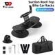 Bicycle Suction Cup Rooftop Rack Car Roof Vacuum Bike Rack Carrier For One Bike