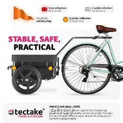 Bicycle Trailer Bike Carriers Cargo Tag Along Multifunctional Hand Cart Shopping