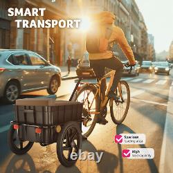 Bicycle Trailer Bike Carriers Cargo Tag Along Multifunctional Hand Cart Shopping