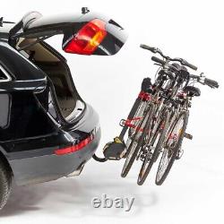Bicycle carrier car rack tow bar mounted