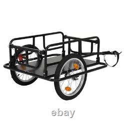Bike Bicycle Carrier Cargo Trailer For Shop Luggage Storage Utility