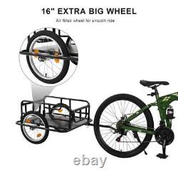 Bike Bicycle Carrier Cargo Trailer For Shop Luggage Storage Utility