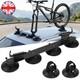 Bike Car Roof Rack Carrier Suction Roof-top Secure Holder Quick Release, Black