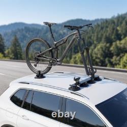 Bike Car Roof Rack Carrier Suction Roof-top Secure Holder Quick Release, Black
