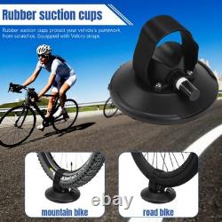 Bike Car Roof Rack Carrier Suction Roof-top Secure Holder Quick Release, Black Bike Car Roof Rack Carrier Suction Roof-top Secure Holder Quick Release, Black