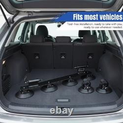 Bike Car Roof Rack Carrier Suction Roof-top Secure Holder Quick Release, Black Bike Car Roof Rack Carrier Suction Roof-top Secure Holder Quick Release, Black