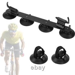 Bike Car Roof Rack Carrier Suction Roof-top Secure Holder Quick Release, Black