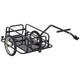 Bike Cargo Trailer Bicycle Storage Cart with Hitch Transport Carrier Project Black
