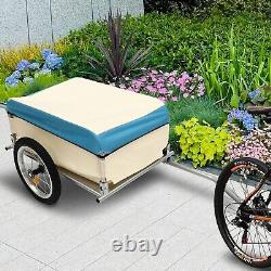 Bike Cargo Trailer Bicycle Tag Along Attachment Foldable Luggage Storage Carrier