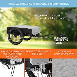 Bike Cargo Trailer Bicycle Tag Along Attachment Foldable Luggage Storage Carrier