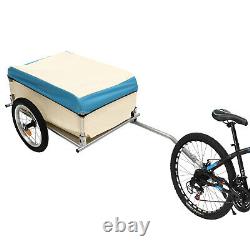 Bike Cargo Trailer Bicycle Tag Along Attachment Foldable Luggage Storage Carrier