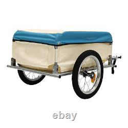 Bike Cargo Trailer Bicycle Tag Along Attachment Foldable Luggage Storage Carrier