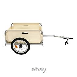 Bike Cargo Trailer Bicycle Tag Along Attachment Foldable Luggage Storage Carrier