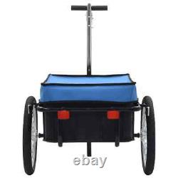 Bike Cargo Trailer Steel Hand Wagon Bicycle Cycling Camping Luggage Tool Carrier