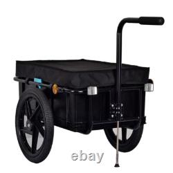 Bike Cargo Trailer Trolley Luggage Storage Cart Carrier With Hitch 70L