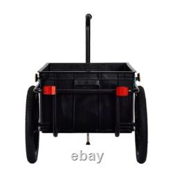 Bike Cargo Trailer Trolley Luggage Storage Cart Carrier With Hitch 70L