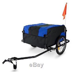Bike Cargo Trailer Wheels Bicycle Cycle Luggage Shopping Carrier Holder Cycling
