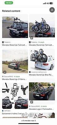 Bike Rack/ Carrier. Menabo Logic 3 Bike Carrier