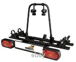 Bike Rack Cycle Carrier 2 bikes Towbar Mounted with Tilt GIRO 2 BLACK 7pin 75kg