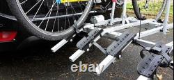 Bike Rack Cycle Carrier on Tow bar Titan 4 Black PREMIUM 7pin (75kg capacity)