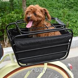 Bike Rear Basket Riding Accessories Dog Carrier for Shopping Outdoor Camping