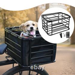 Bike Rear Basket Riding Accessories Dog Carrier for Shopping Outdoor Camping