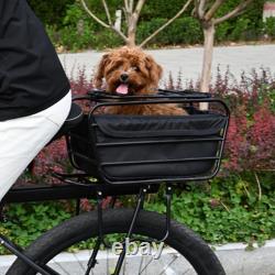 Bike Rear Basket Riding Accessories Dog Carrier for Shopping Outdoor Camping