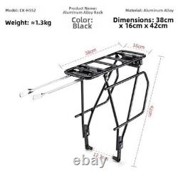 Bike Rear Pannier Rack Aluminium Bicycle Luggage Carrier Mountain Folding Bike