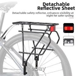 Bike Rear Pannier Rack Aluminium Bicycle Luggage Carrier Mountain Folding Bike