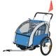 Bike Trailer 2 Seater Bicycle Baby Child Carrier Canopy Storage Steel Frame