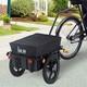 Bike Trailer Bicycle Cargo Carrier Garden Trolley Wheels Utility Luggage Cart