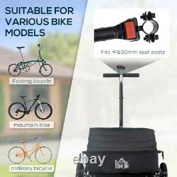 Bike Trailer Bicycle Cargo Carrier Garden Trolley Wheels Utility Luggage Cart