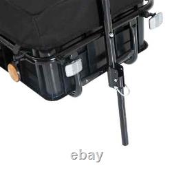 Bike Trailer Bicycle Cargo Carrier Garden Trolley Wheels Utility Luggage Cart