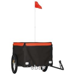 Bike Trailer Cargo Bicycle Storage Carrier Maximum Load Capacity 45 Kg f L8D7