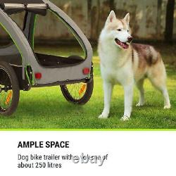 Bike Trailer Cargo Transport bycicle handcart foldable luggage carrier Green