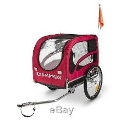 Bike Trailer Cargo Transport bycicle handcart foldable wagon luggage carrier Red