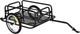 Bike Trailer Cargo in Steel Frame, Extra Bicycle Storage Carrier with Hitch