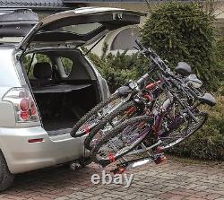 Black Bike Rack Cycle Carrier on Tow bar Titan 3 7pin (75kg capacity) PREMIUM