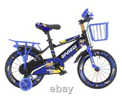 Boys Kids Bike 12/14/16/18/20 Inch cycle +Removable Basket, Carrier &Stabilisers