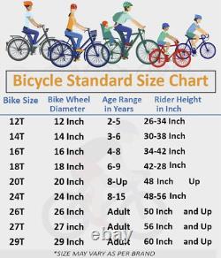 Boys Kids Bike 12/14/16/18/20 Inch cycle +Removable Basket, Carrier &Stabilisers
