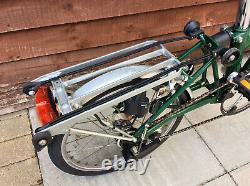 Brompton M3r Racing Green With Carrier 3 Speed Folding Bike Worldwide Postage