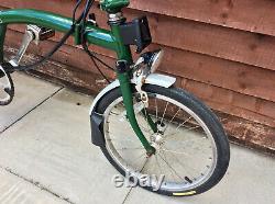 Brompton M3r Racing Green With Carrier 3 Speed Folding Bike Worldwide Postage