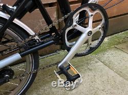 Brompton S-type S3r Black With Carrier Folding Bike Cycle Worldwide Postage