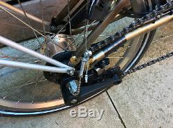 Brompton S-type S6r Raw With Carrier Folding Bike Cycle Worldwide Postage