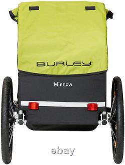 Burley Minnow Child Bicycle Trailer Green for 1-Child Bike Carrier